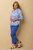 Pietro 3/4 Sleeve Print Shirt