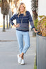 CORALINE STRIPE 3/4 SLV SWEATER
