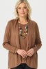 Hedrena Jersey Curved Hem Cardigan