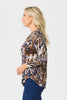 Wild Luxe Pleat Back Long Sleeve Top