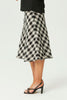 ROSSDALE CHECK PULL ON SKIRT