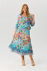 Coast Shirred Waist Print Skirt