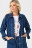 Harper Denim Longline Jacket