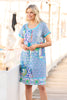 Patch Pocket Shift Dress