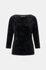 Sparkle Velour 3/4 Sleeve Tee