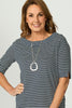 Corsa Stripe Elbow Slv Tee