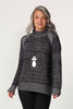 Plated Raglan Sweater