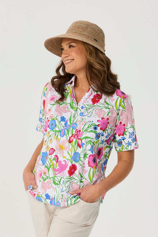 Madison Short Sleeve Polo Top