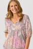 Summer Essence 3/4 Slv Blouse