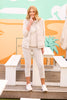 Bayside Check 7/8 Basque Pant