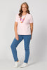 EVERYDAY RIBBON TRIM S/SLV TEE