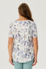 BLUE MOOD S/S PLEAT BACK TEE