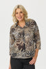 Lana 3/4 Sleeve Cocoon Shirt