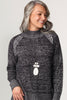 Plated Raglan Sweater