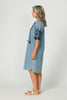 Layla Denim Embroidered Dress