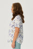 BLUE MOOD S/S PLEAT BACK TEE