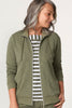 Retreat Top Stitch Zip Up Jacket