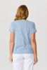 Pebble Stripe S/slv Tee