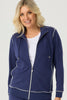 RETREAT TOP STITCH ZIP UP JACKET