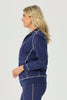 RETREAT TOP STITCH ZIP UP JACKET