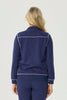RETREAT TOP STITCH ZIP UP JACKET