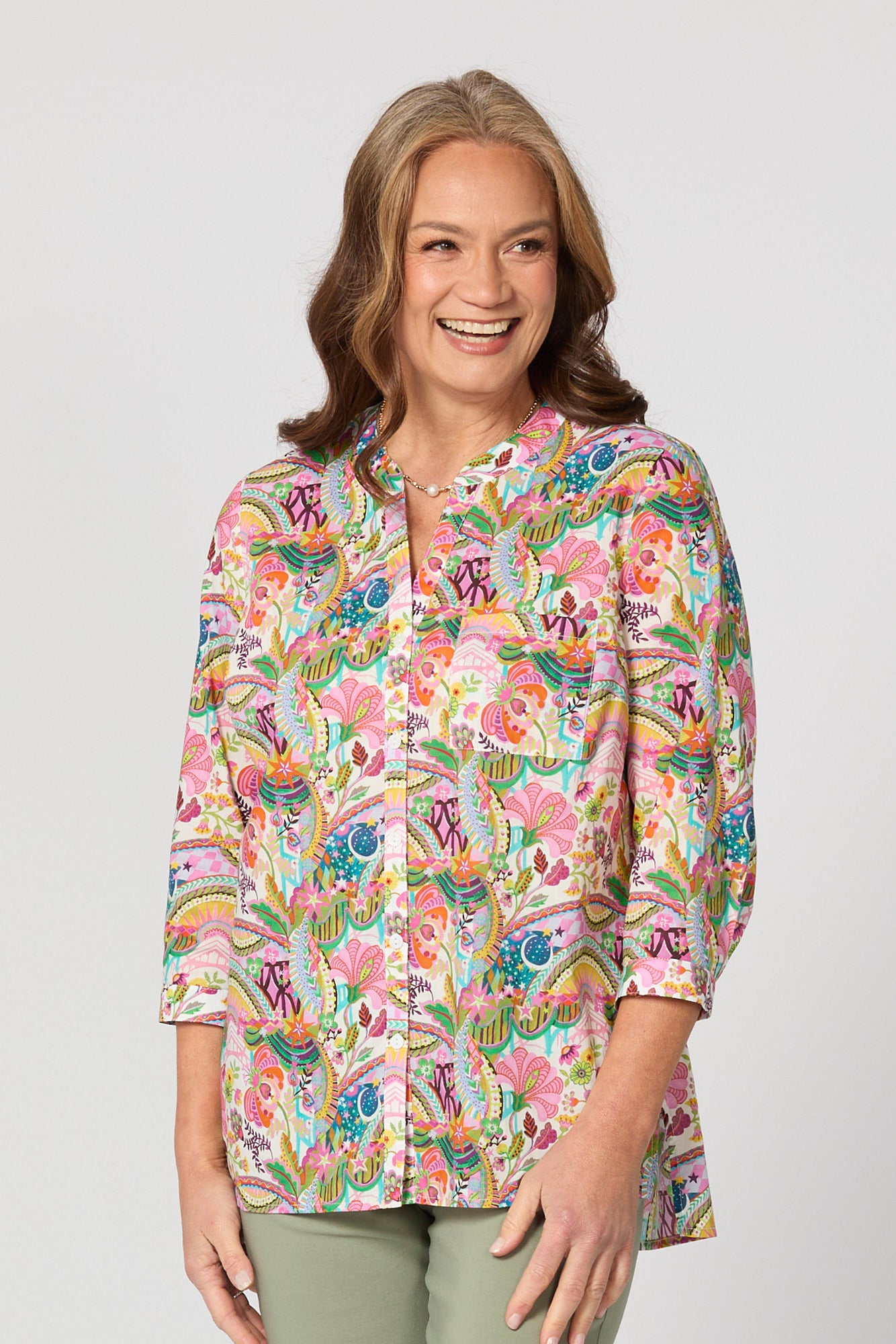 THE LIBERTY STAGE 3/4 SLV SHIRT