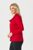 Hedrena Cowl Neck Long Sleeve Top