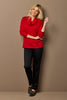 Hedrena Cowl Neck Long Sleeve Top