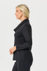 Hedrena Cowl Neck Long Sleeve Top