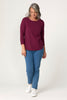 Eternity Modal/cotton 3/4 Sleeve Top