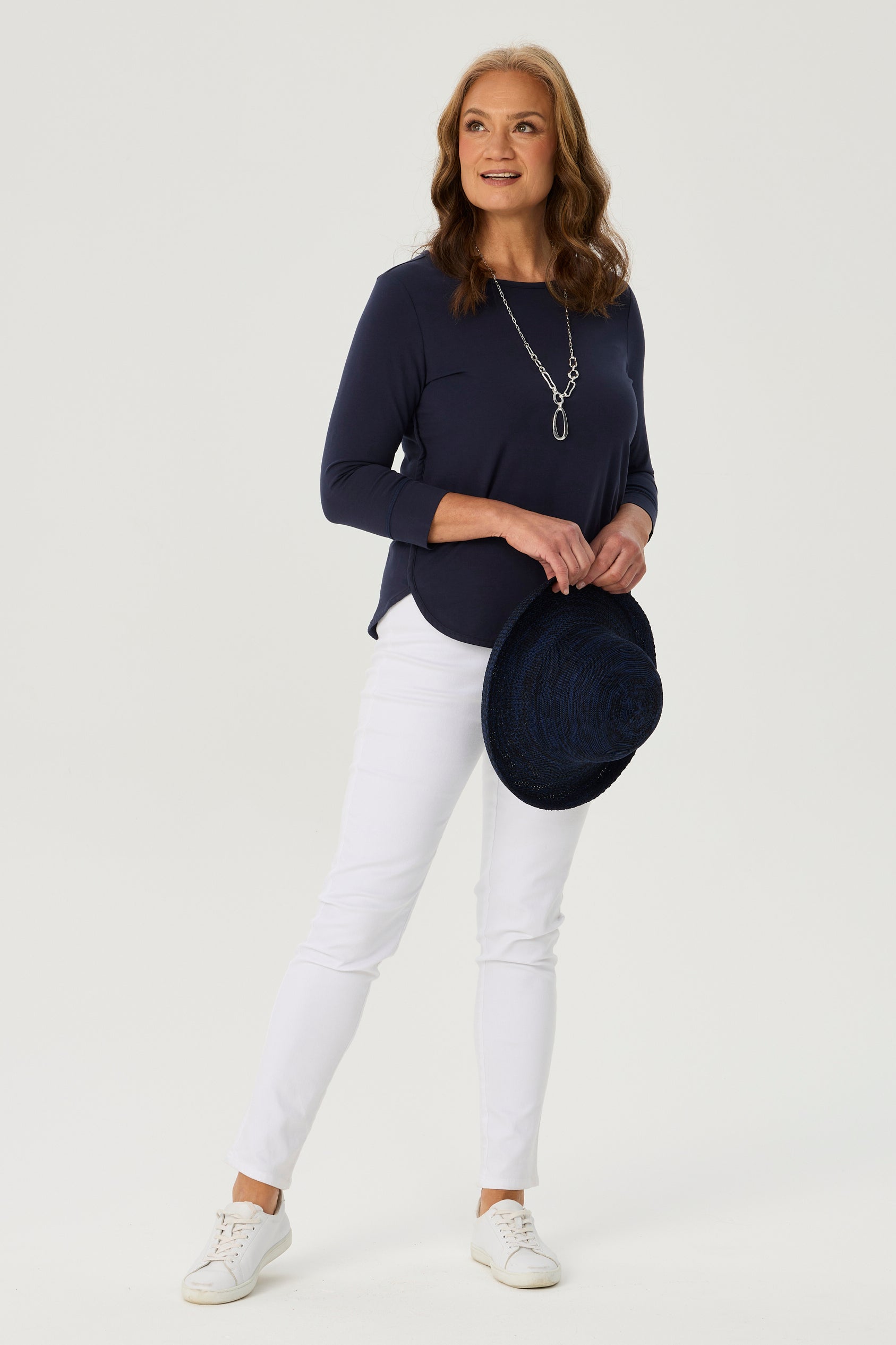 Eternity Modal/cotton 3/4 Sleeve Top