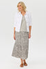 Alette Crinkle Print Skirt