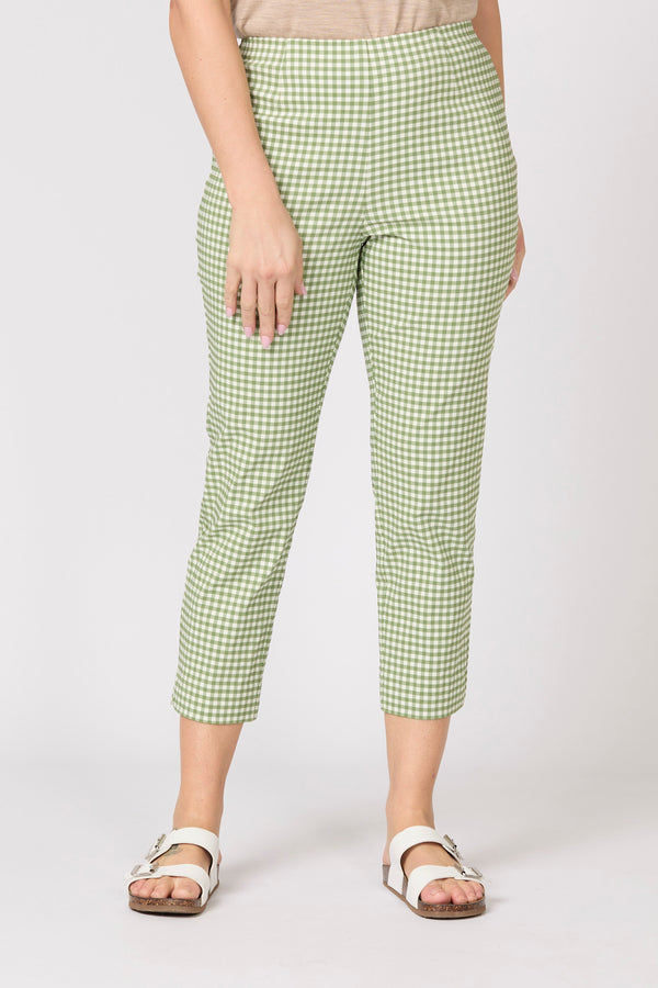 Bayside Check 7/8 Stretch Pant