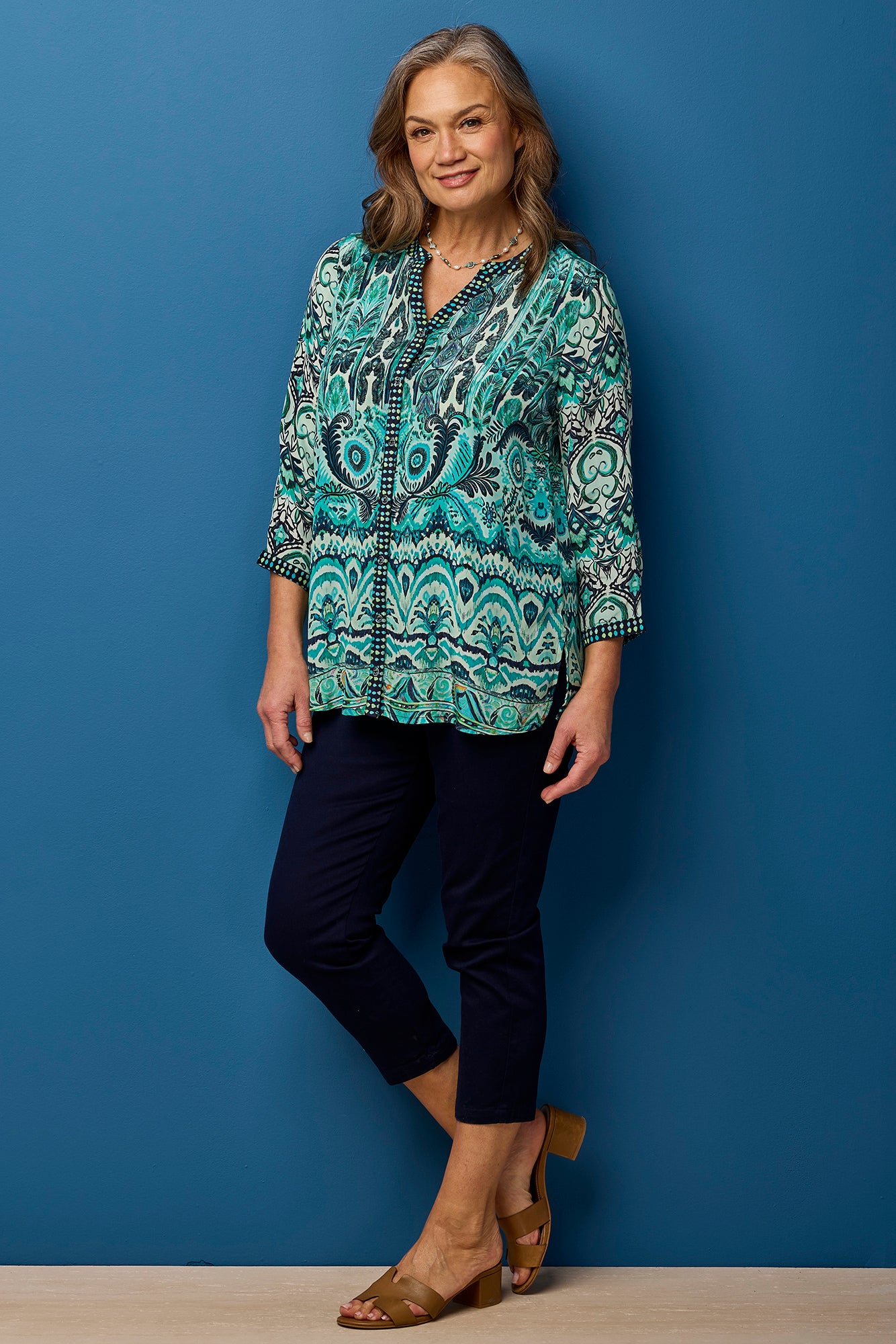 Sandy Stretch 7/8 Pull On Jean