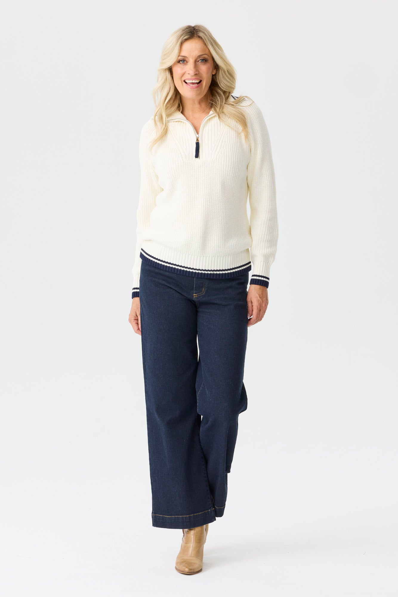 Tilly Wide Leg Pull On Long Jean