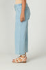 Shelby 7/8 Zip Wide Leg Jean