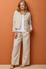 Lazar Linen Long Wide Leg Pant