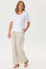 Lazar Linen Long Wide Leg Pant