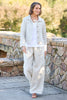Lazar Linen Long Wide Leg Pant