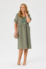 TUSCAN 2 POCKET LINEN DRESS