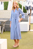 Santorini Stripe Shirtmaker Dress