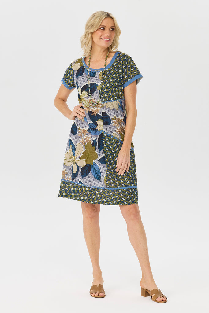 Patch Pocket Shift Dress