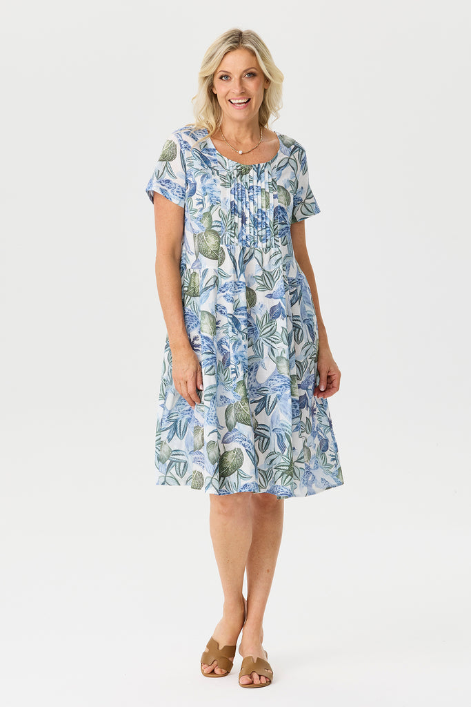 Resort Pintuck Relaxed Dress