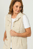 Lakeshore Zip Up Ruched Vest