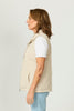 Lakeshore Zip Up Ruched Vest