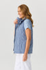 Lakeshore Zip Up Ruched Vest