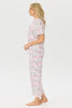 Nora Short Sleeve Crop Pant Pj Set In Bag