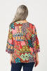 PHOENIX PLACKET 3/4 SLV TOP