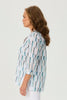 COMO 3/4 SLV OPEN NECK SHIRT