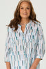 COMO 3/4 SLV OPEN NECK SHIRT